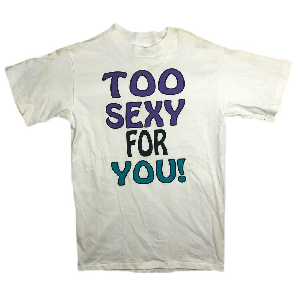 vtg 90s TOO SEXY FOR YOU! Deadstock Delta NOS